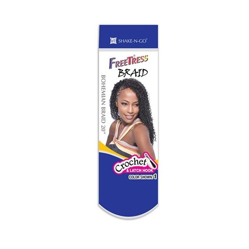 Freetress Crochet hair – BOHEMIAN BRAID 20″