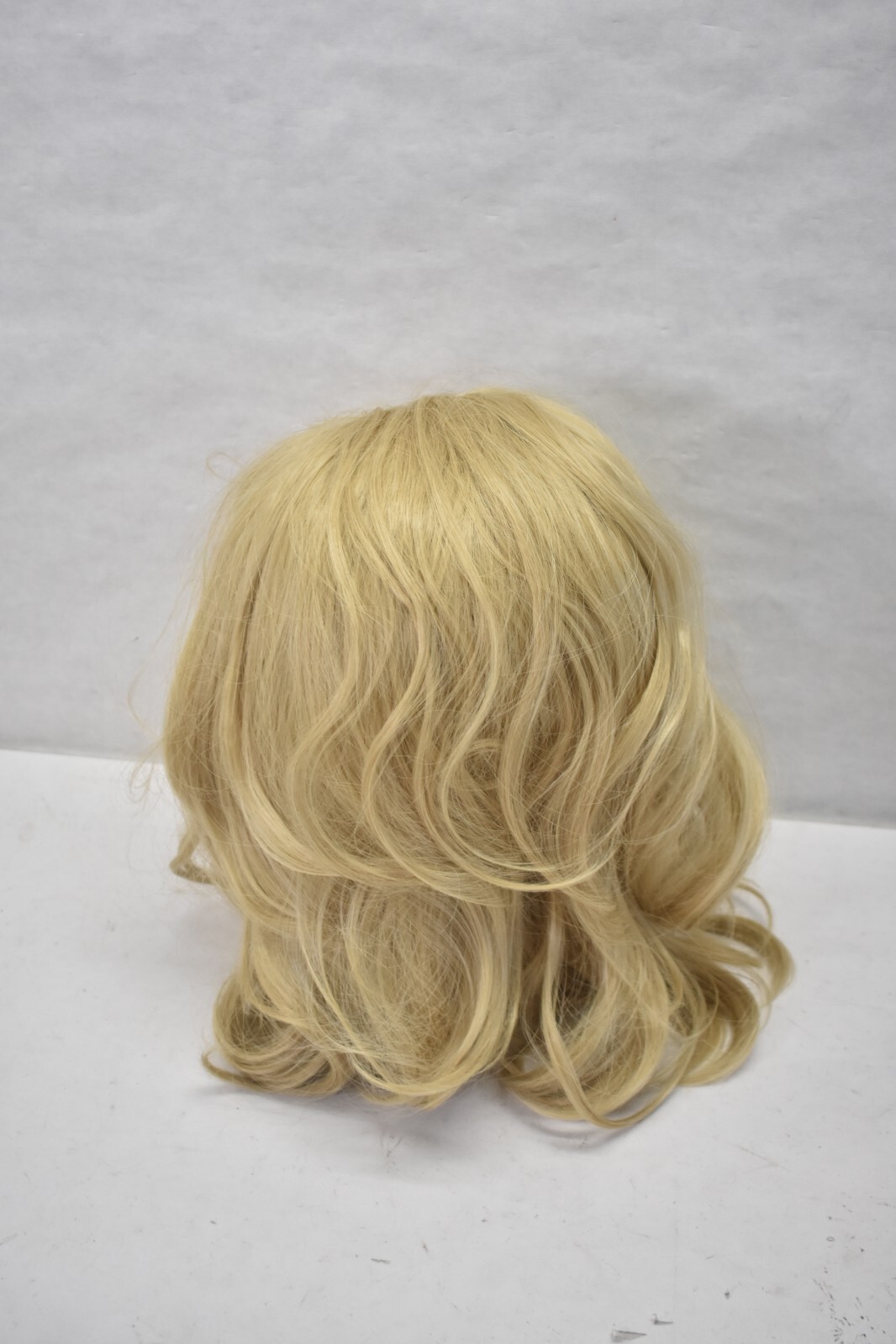 Locks & Mane Demi Wig Blonde Hair Headband Clip In w Headband Accessory Care