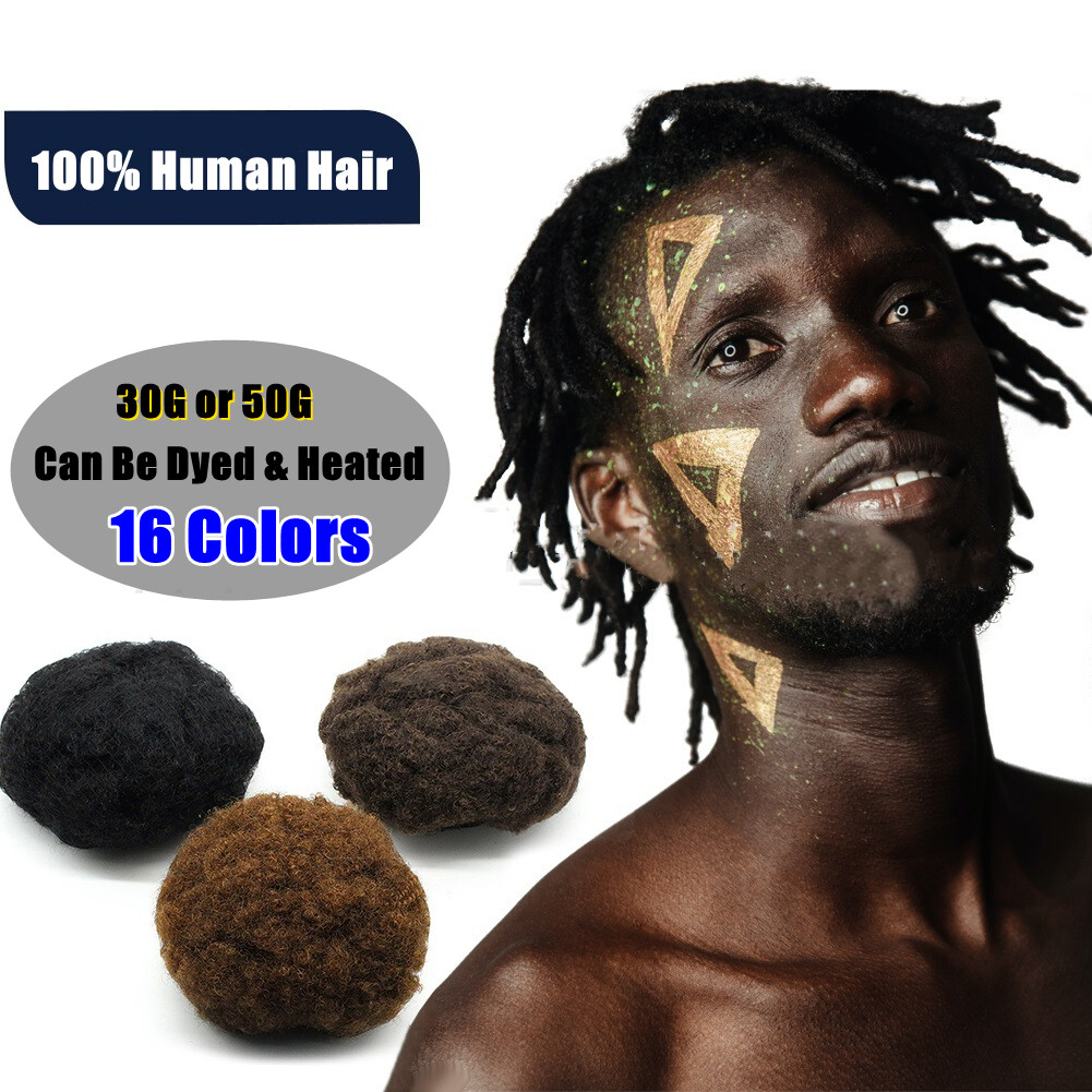 Afro Kinkys Bulk Human Hair -100% Real Human Hair for Mini Twist, Braiding, Loc