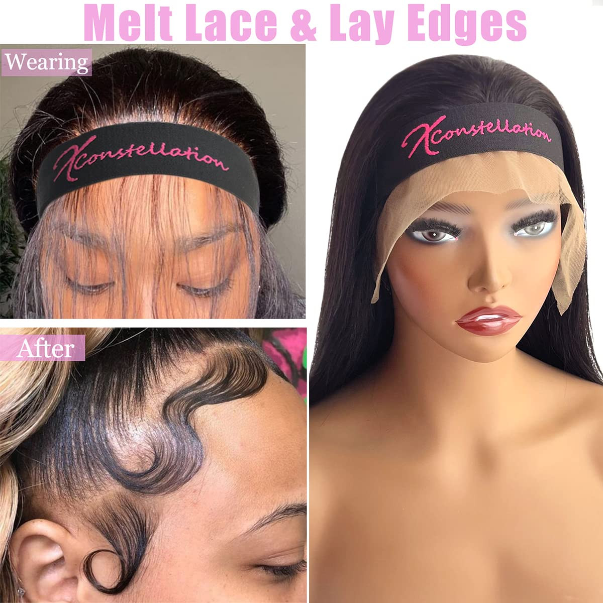Wig Band Elastic Bands for Wig Edges, Baby Hair Keeping, and Edge Laying – Lace