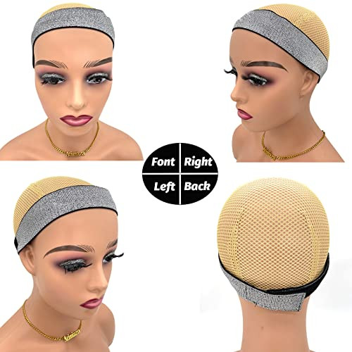 3 Pcs Elastic Bands for Wigs – Lace Melting, Edge Wrap to Lay Edges (Silver,