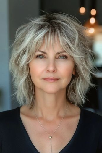 Ombre Ash Blonde Highlight Bob Wigs with Bangs 100% Human Hair Lace Front Wigs