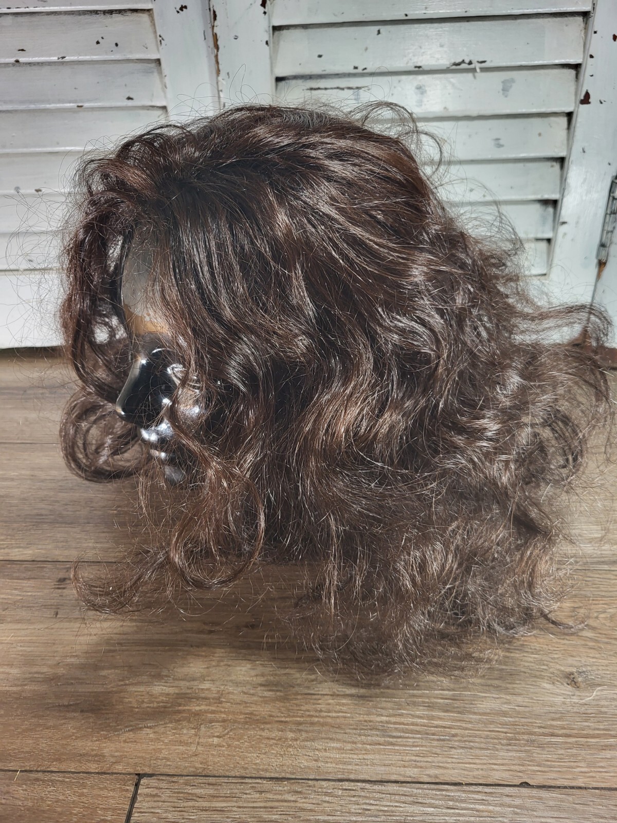 Femi Collection Synthetic Brown Curly Wig