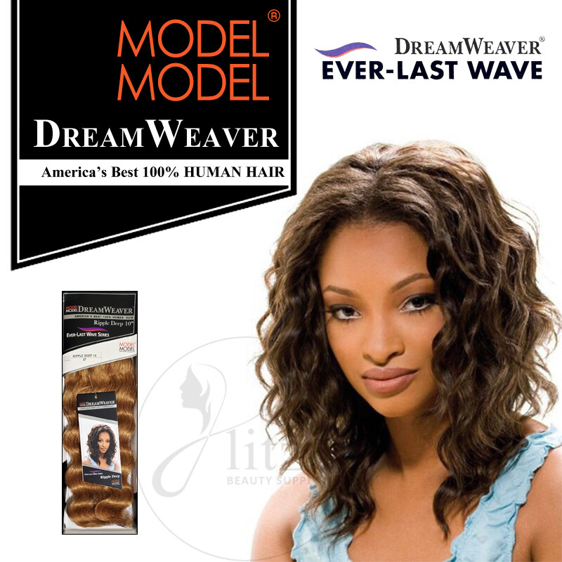 Model Model DreamWeaver Ripple Deep 100% Human Hair 10″,12″,16″