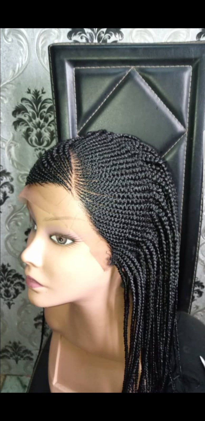 Braided Wig :Beautiful Slash braids cornrow wig.Pre- order only 2-3WEEKS