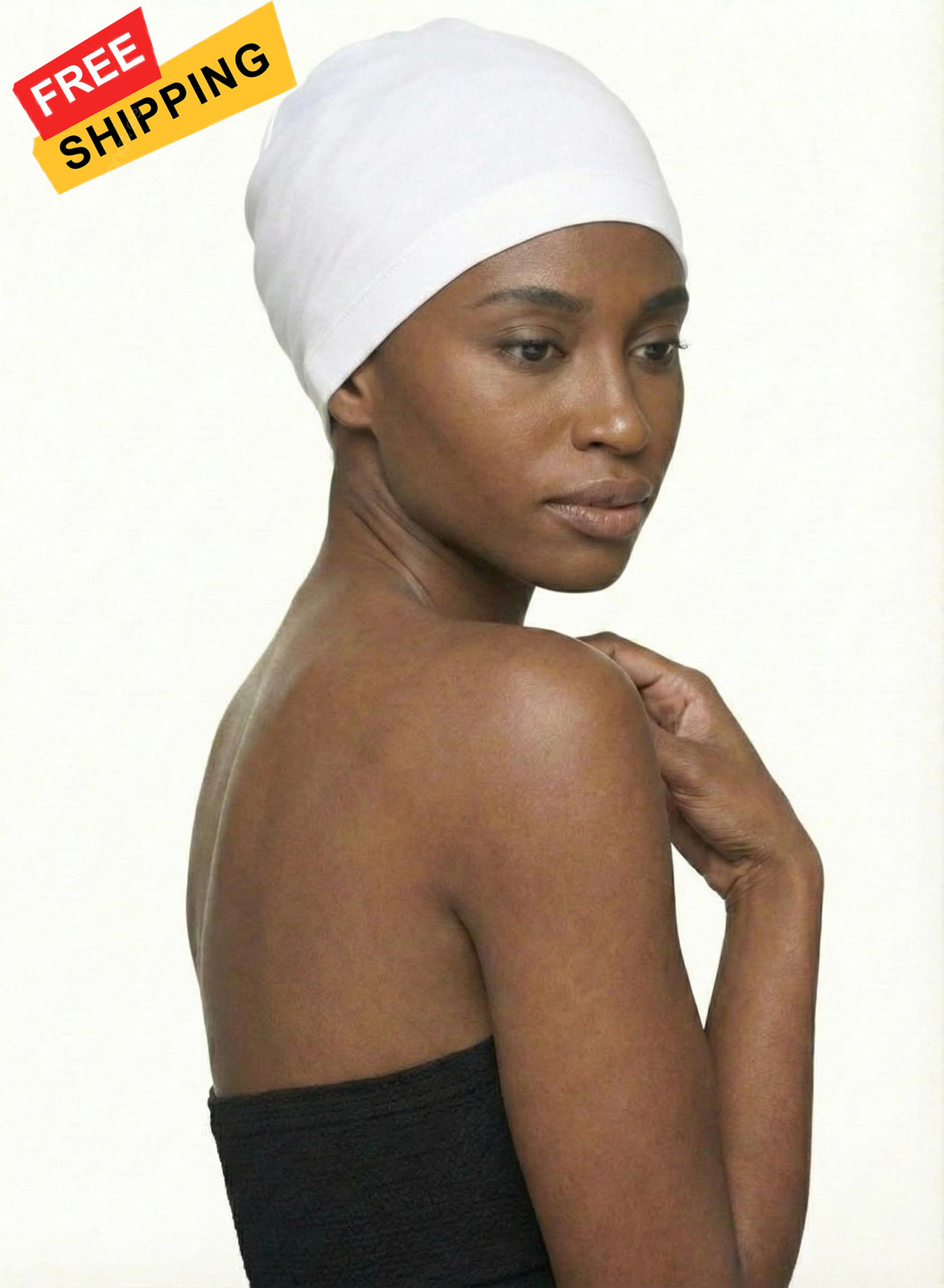 Donna Collection Spandex Women’s Cap One Size, Black