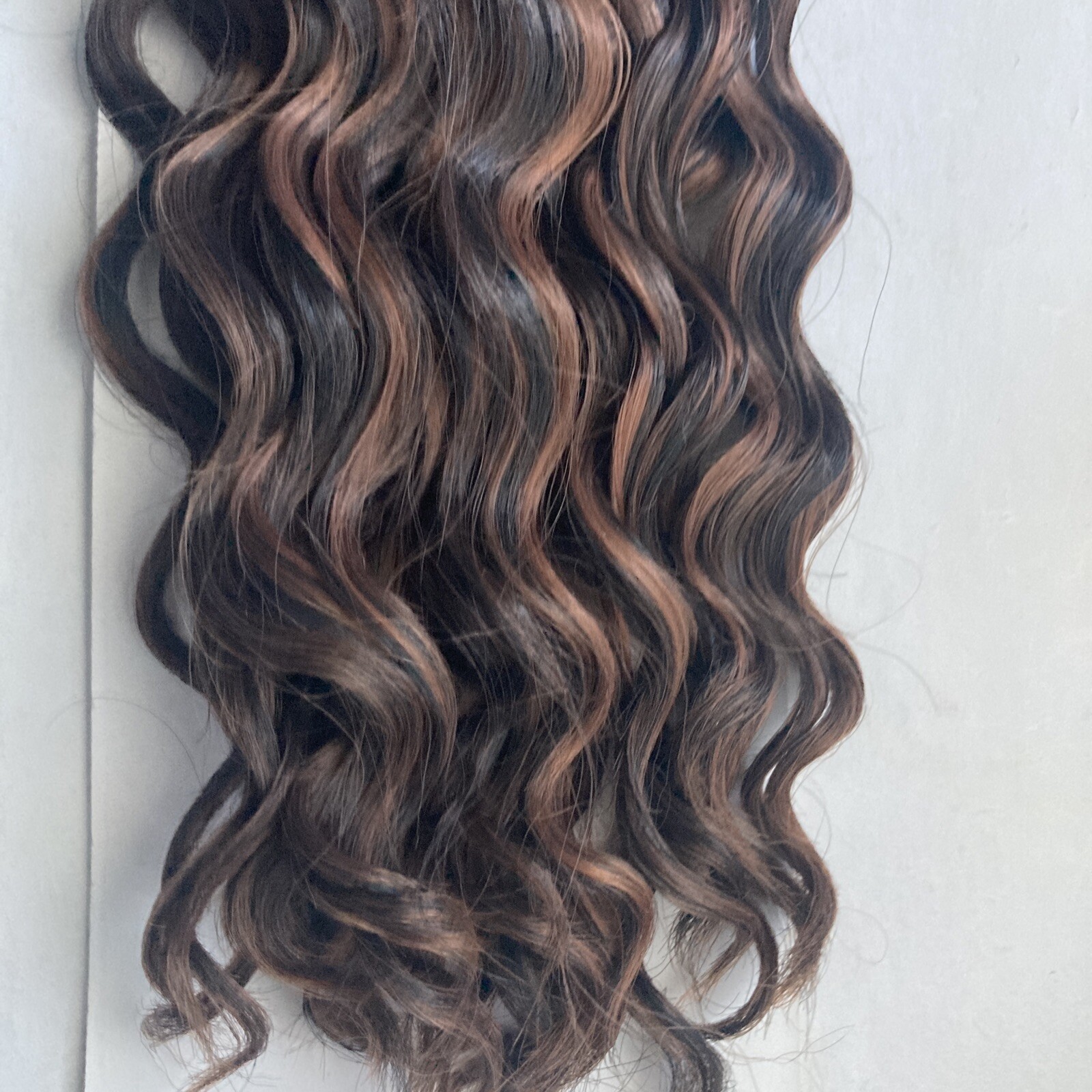 1 Packs Most Advanced Synthetic Wavy Hair Extensions Tangle Free 18″ Color:1B/30