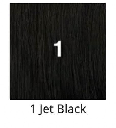 REMI YAKI – 100% HUMAN REMY HAIR SOFT YAKY WEAVE W/ ARGAN OIL 8″ – Color #1