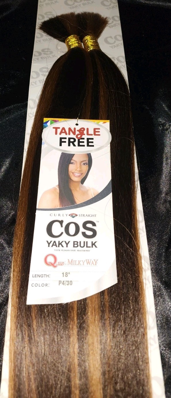 Milky Way 100% Human Hair Master Mix Braiding Hair 16″ or 18″ Pick your Color