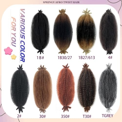 Marley Twist Braiding Hair 12 Inch Afro Twist Hair 8 12 Inch (Pack of 8) Tgrey
