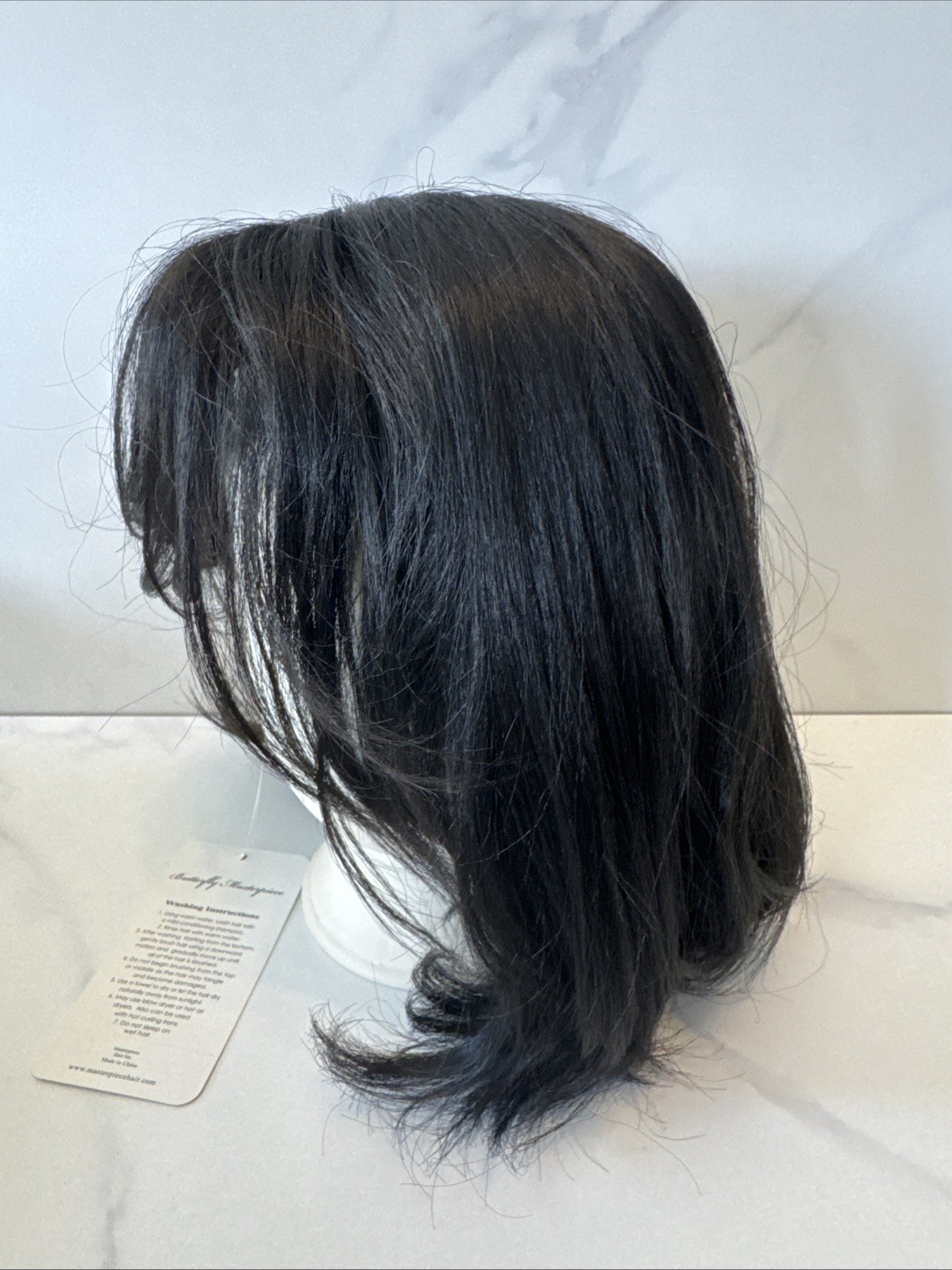 Butterfly 2 Masterpiece Synthetic Straight Wig Natural-02 Color 1B Black New Box