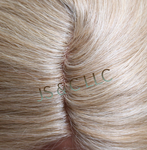 Extra Long Human Hair blend Heat OK Full Lace Front Wig Blonde mix WBPC 27/613