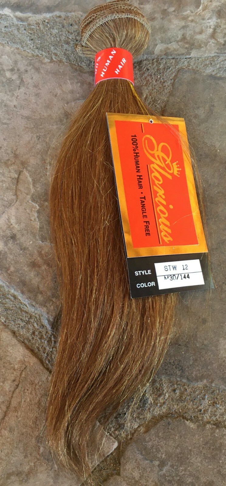 Glorious 100% Human Hair Tangle Free Hair Extension STW 12 Inch M30/144