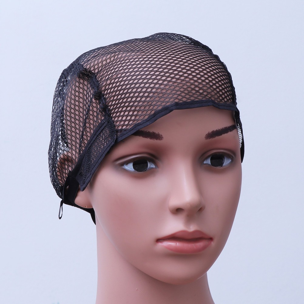 Black Breathable Nylon Wig Hairnet Soft Stretchy Cap Comfortable to Wear