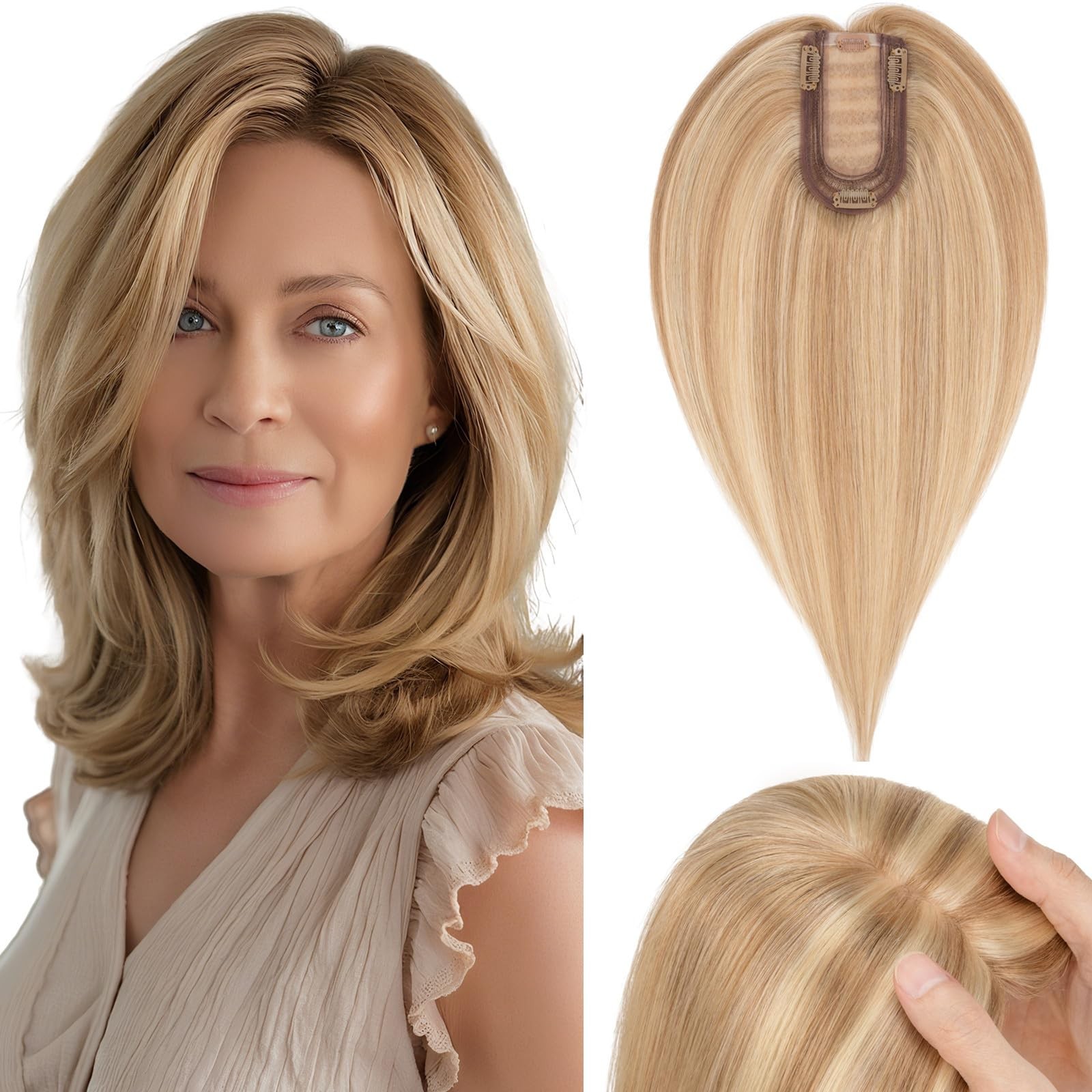 Rich Choices Hair Toppers For Women Real Human Hair No Bangs 100 Human Remy
