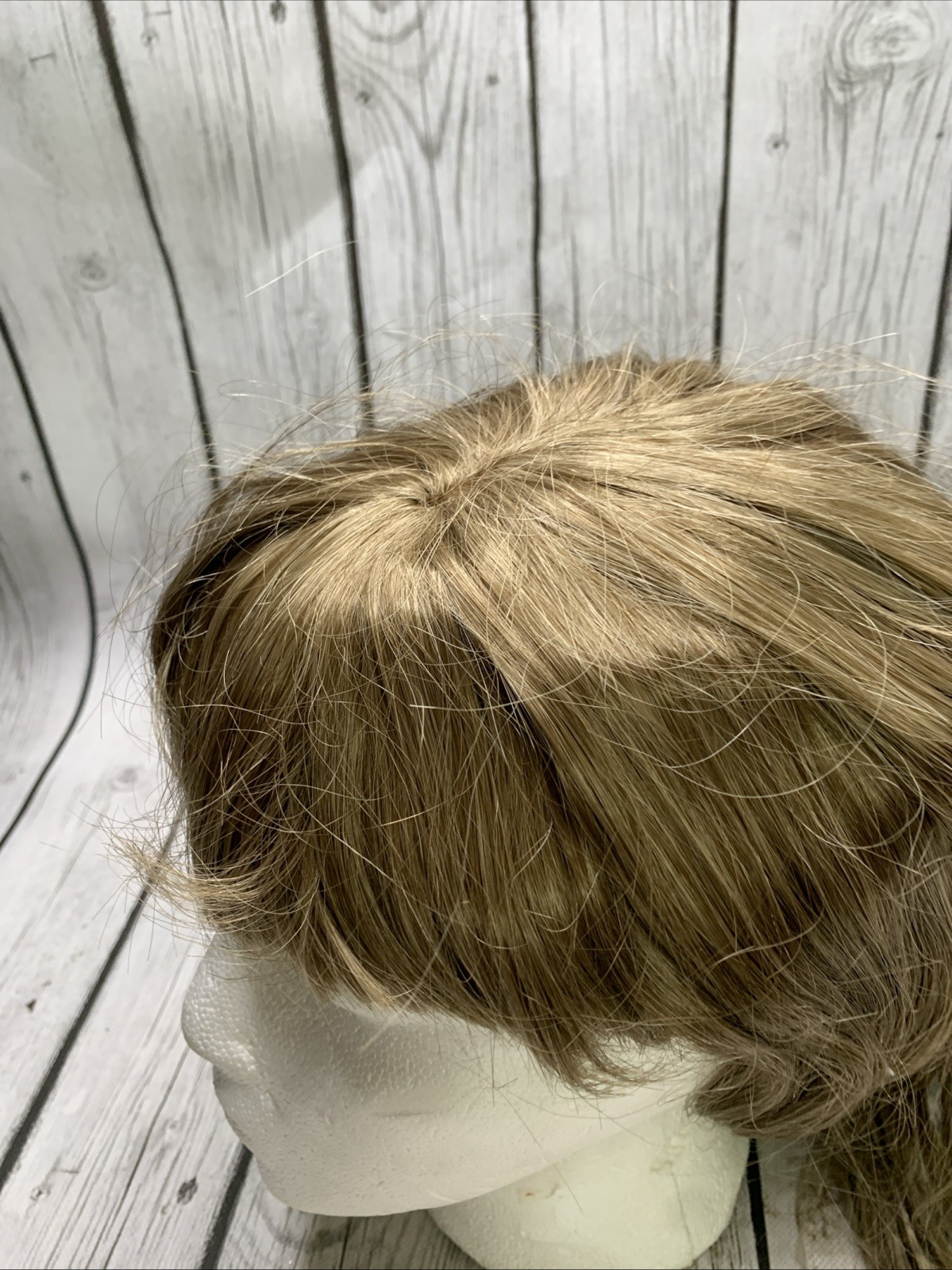 Mona Lisa Wig Modacrylic Long Dirty Blonde Hair Bangs