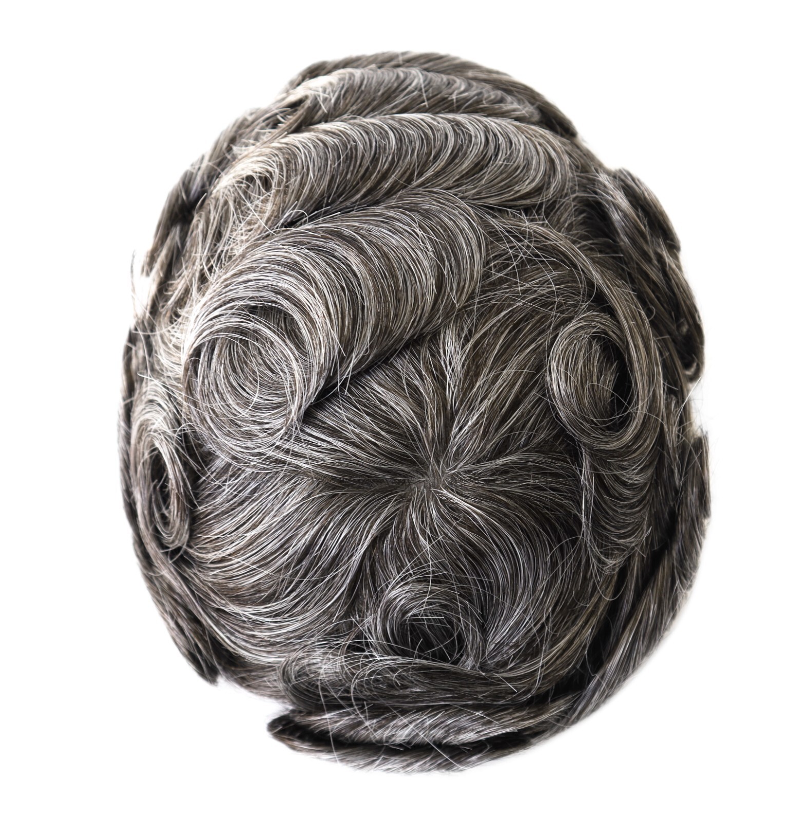 Mens Thin Skin V Looped Human Hair Replecement 8-10mm System Hairpieces #440
