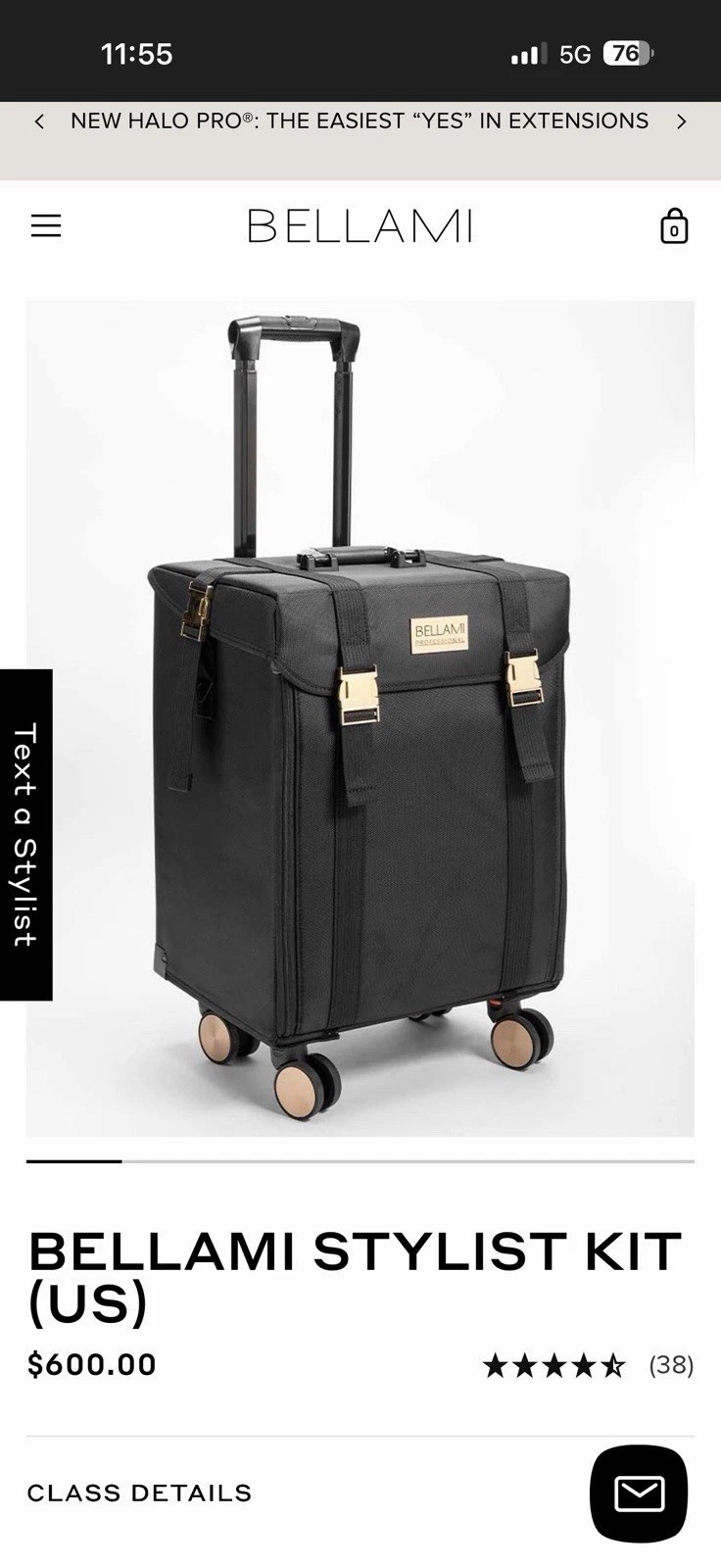 Bellami Professional Beautrician Organizer / Travel Rolling Case Luggage Extras