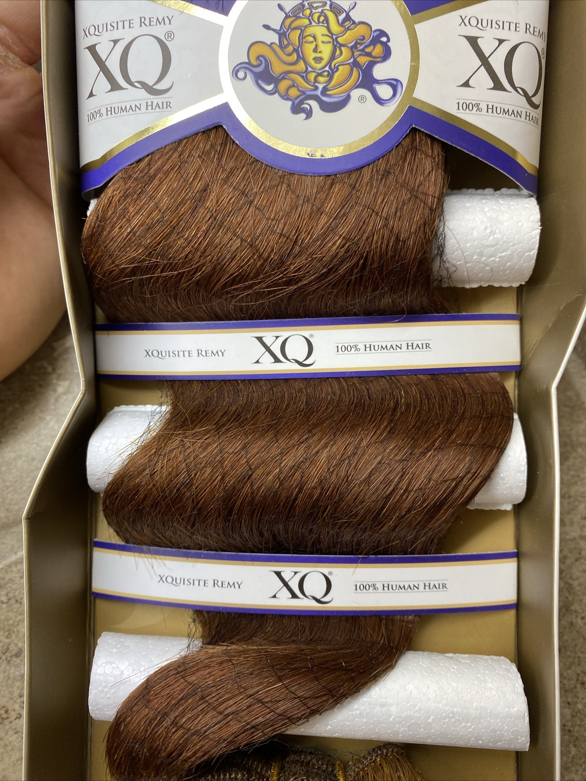Shake N Go 3 Piece Xquisite Short Cut Remy 3 Color 100% Human Hair Yaky WEAVE