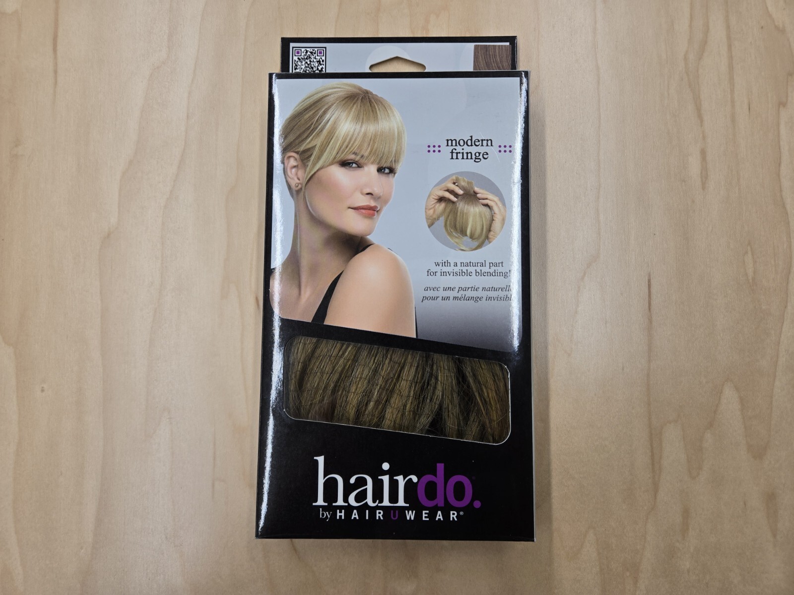 NEW !!! – MODERN FRINGE CLIP IN BANG By hairdo – Buttered Toast / Dark Blonde