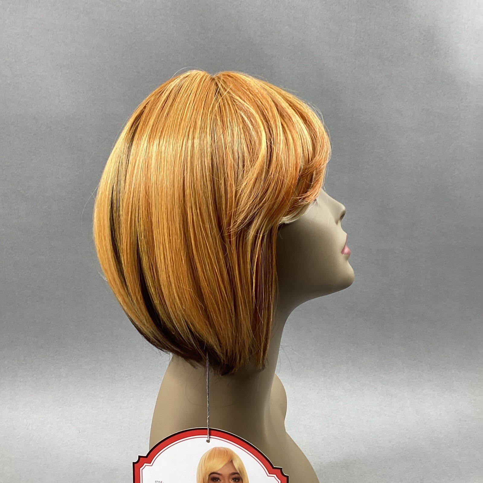Camel Straight #SunsetGold Honey Blonde Brown Remi Quality Full Wig Curl Safe
