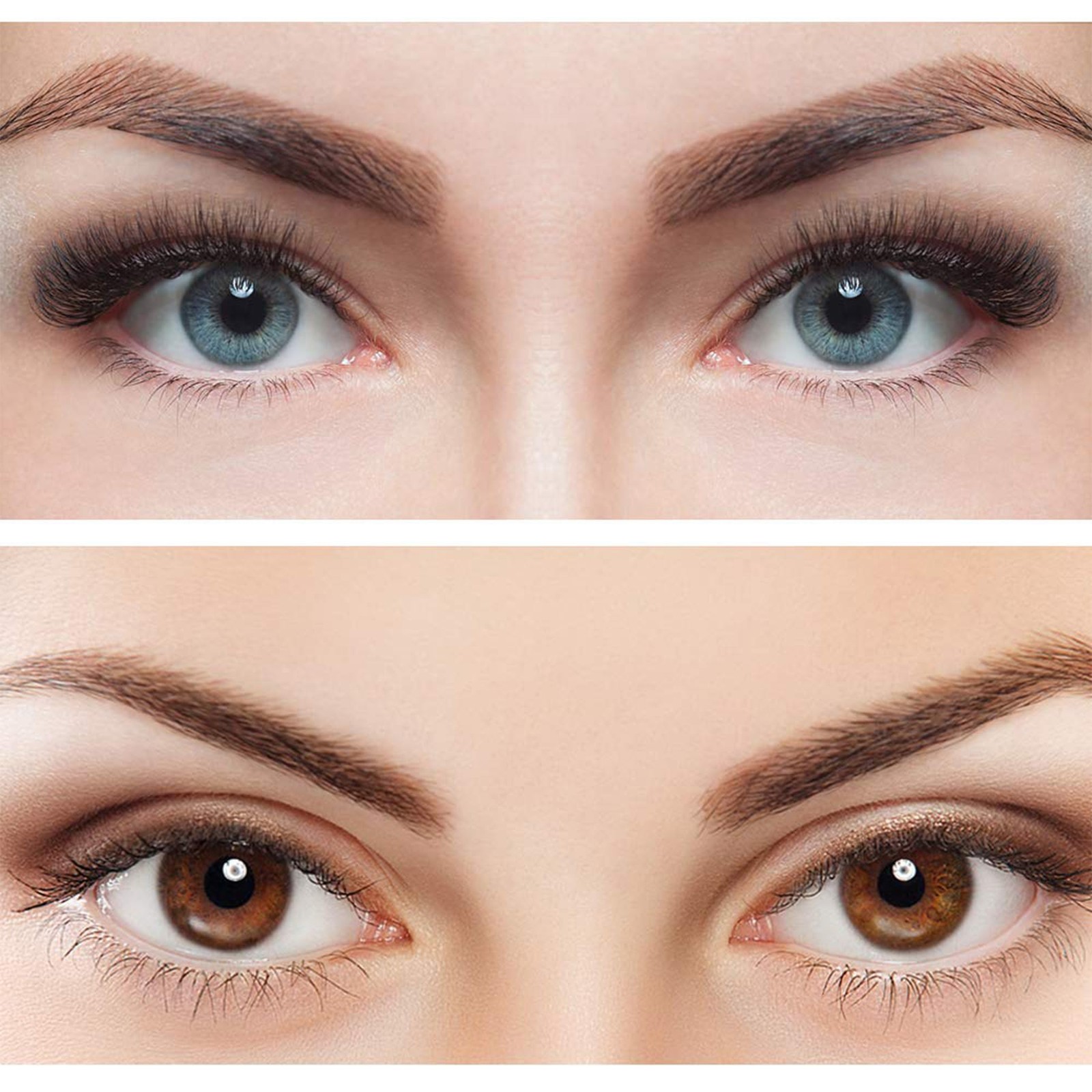 Fake Eyebrows Hair Extensions Handmade Human Hair Lace Eyebrows Pair Brown Fa…