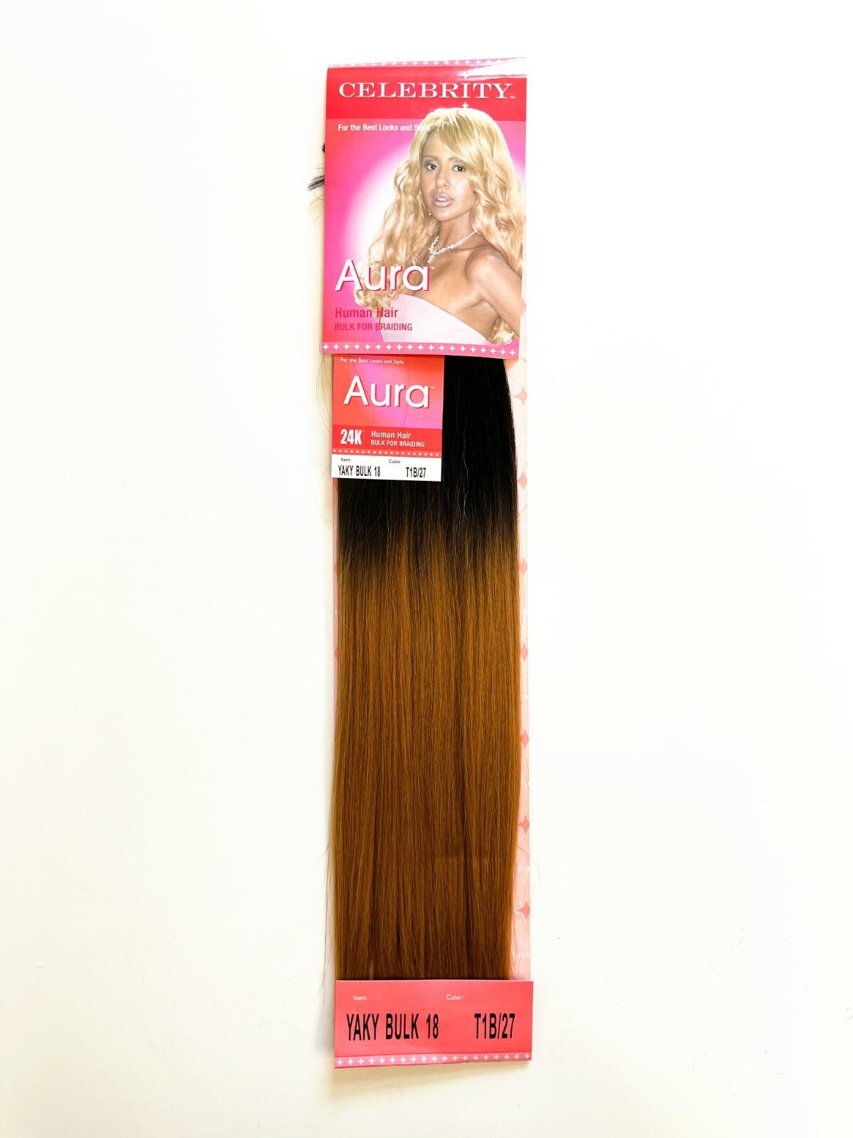 Blended Human Hair Yaki Bulk Straight for Braiding 16-20”(32 Colors)