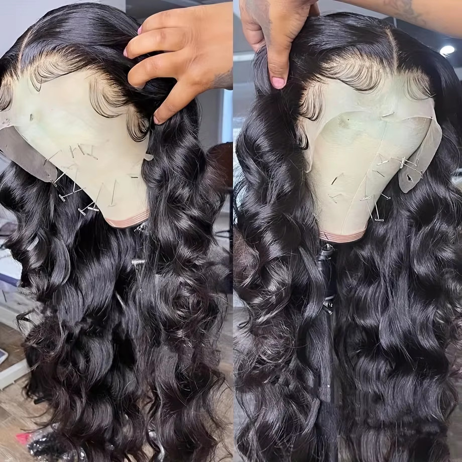 200 Density Body Wave Lace Front Wig Human Hair 13×6 13×4 Transparent….