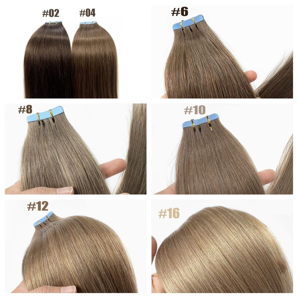 Tape in Hair Extensions Real Human Hair Skin Wefts Remy Brazilian Hair Straight