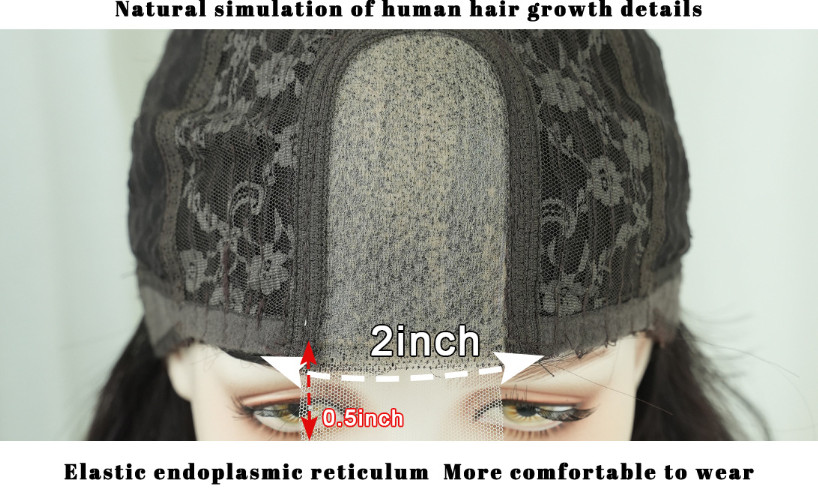 Extra Long Wavy Rooted Blonde Mix Lace Synthetic Hair Wig Women Soft Natural