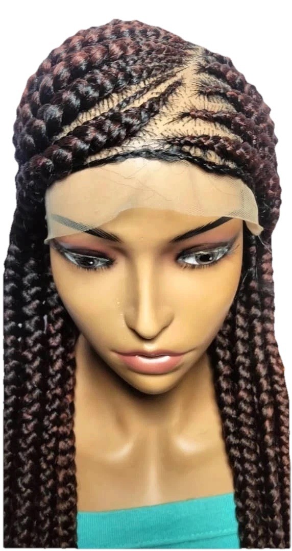 Braided Wig. Large Cornrow Braids. Full Lace With Baby Hair