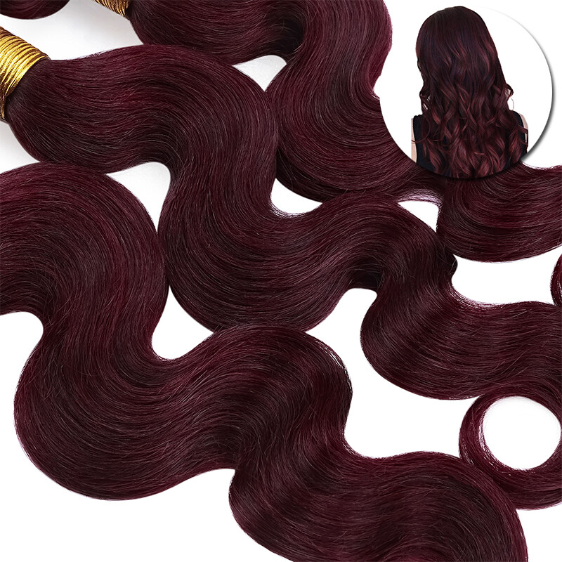 300G Brazilian Virgin 100% Remy Human Hair Body Wave Weave Extensions THICK