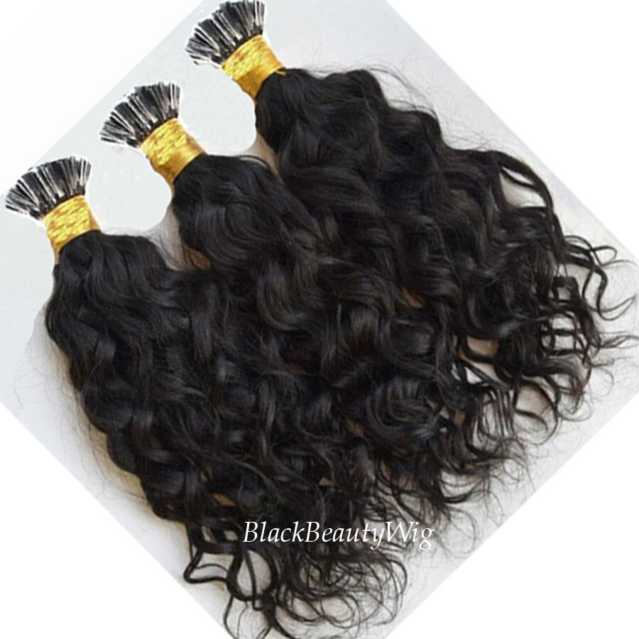 Pre Bonded I Tip Human Hair Extension Loose Wave Brazilian Stick I Tip Hair 100g