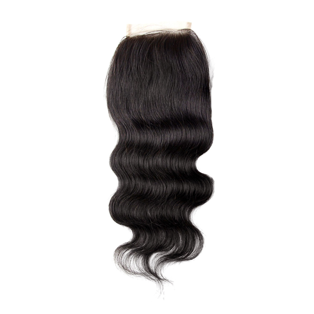 Body Wave Lace Closure 100% Virgin Remy Human Hair – 3 styles (10″-20″)