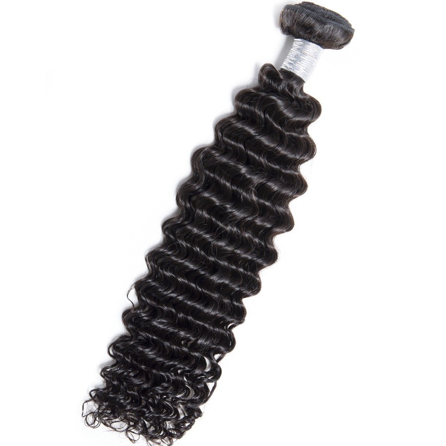 Premium Deep Wave sew in Hair 1 Bundle 100 Human Hair 100g/Bundle 10 In To 30 In
