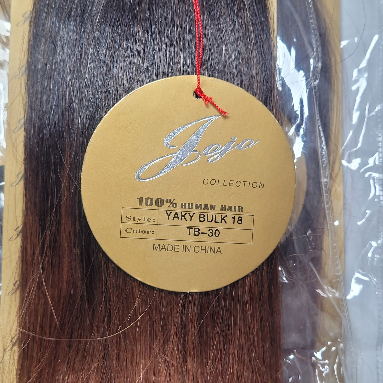 Jojo Collection Human Braiding Hair 18″ 4 Packs Total – 3 Pks TB30, 1 Pk TB27