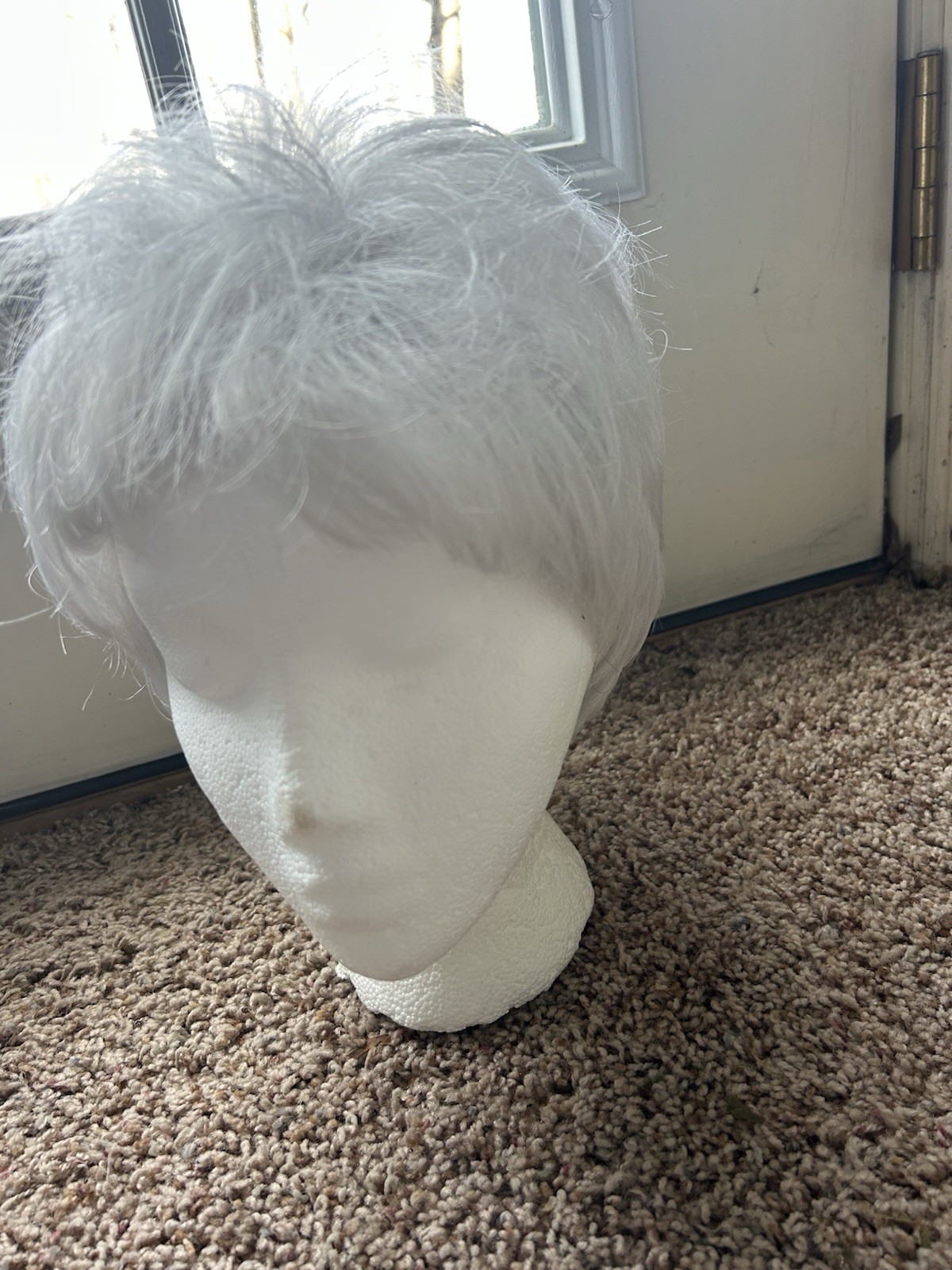 Paula Young Casey Wig A6291 White Short Hair vintage