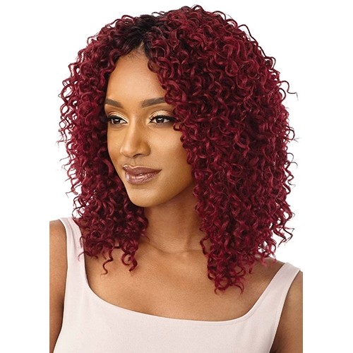 Human hair blend – Purple Pack Long 3Pcs – Wet & Wavy – Boho Curl