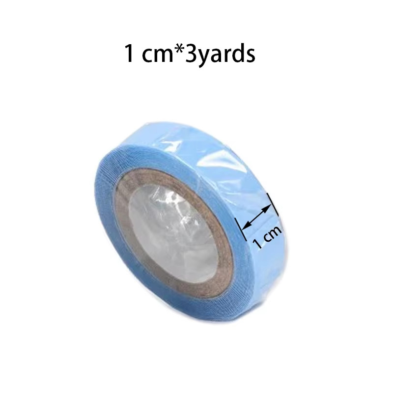Strong 3Yards Walk Tape for Lace Wigs Blue Double Side Wig Glue for Hair Extensi