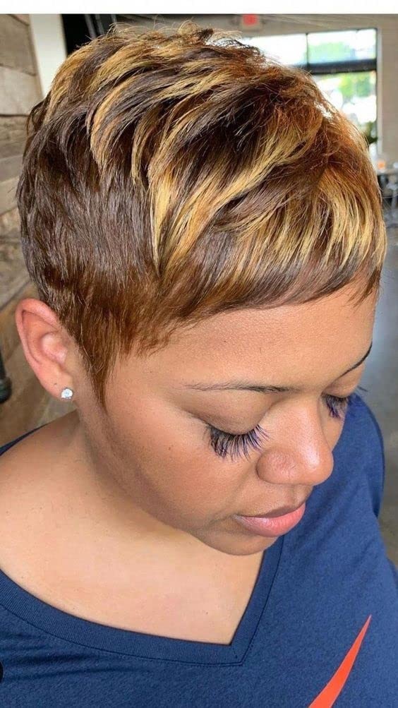 Chic Short Black Pixie Cut Wig for African American Women – Heat Resistant Style