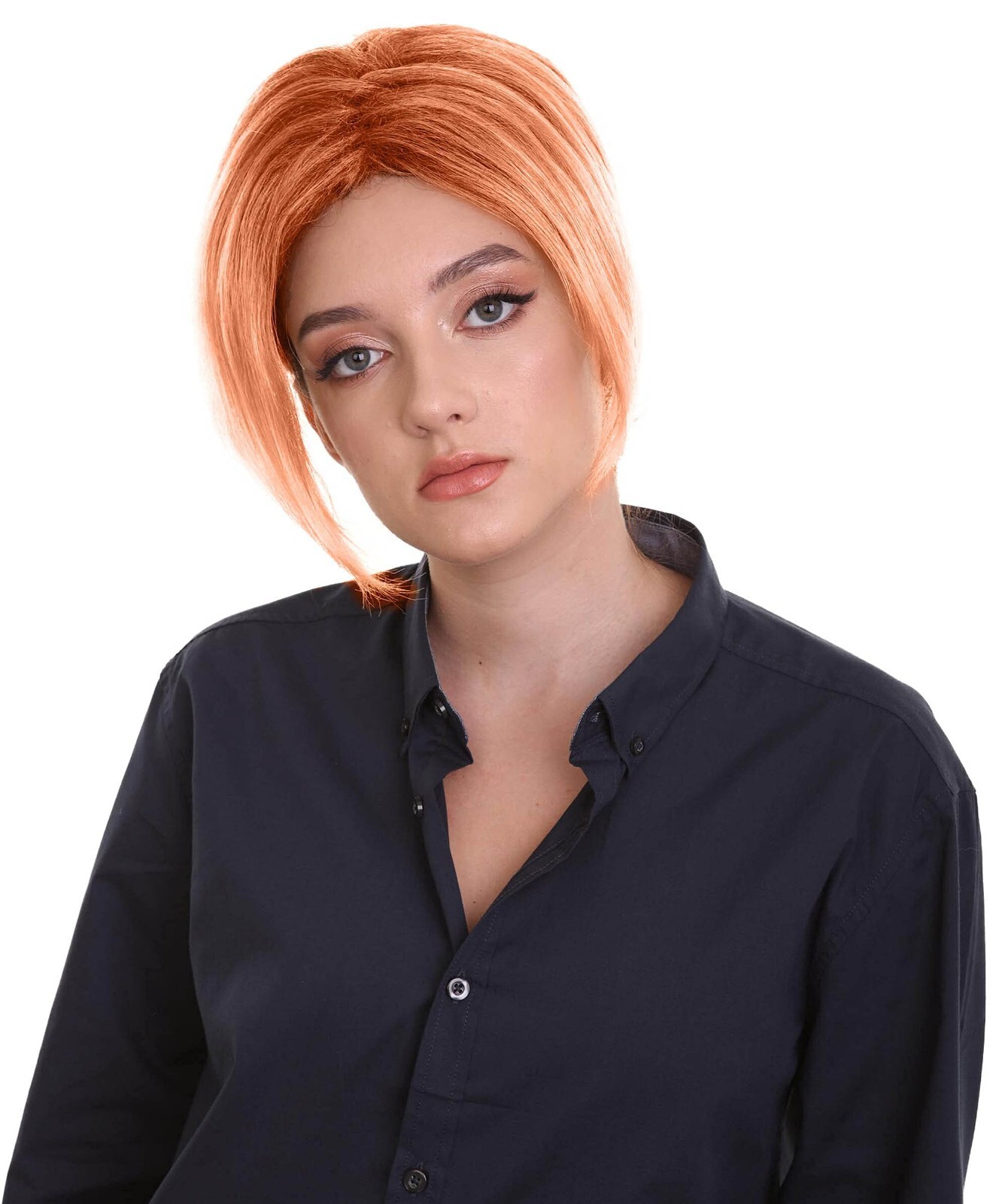 HPO Adult Women’s Karen Mom Auburn Color Pixie Cut Wig, HW-6703A-ABR