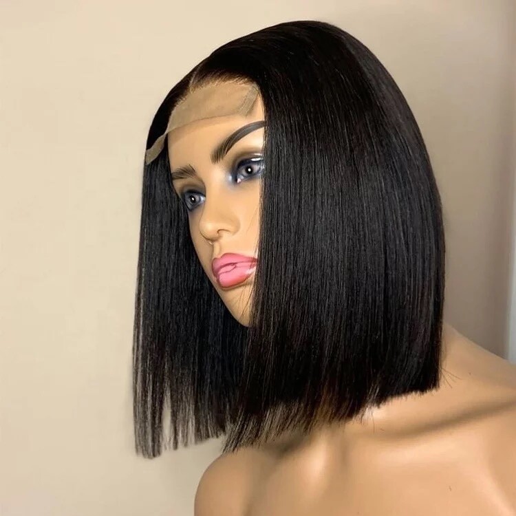 14″ 4×4 Closure Lace Wig, 150% Density Easy to wear Medium Cap Size
