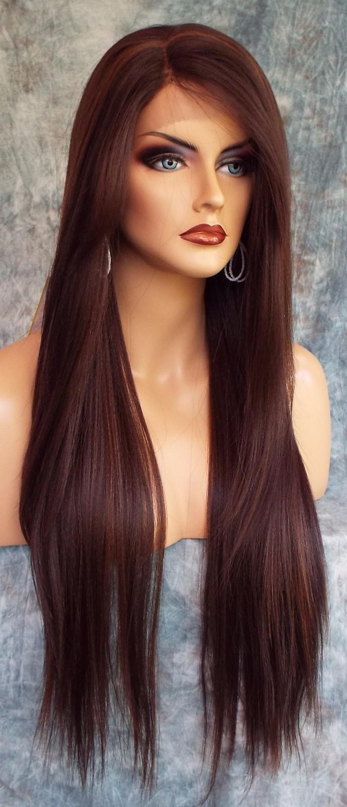LACE FRONT C PART STRAIGHT WITH SIDE BANG WIG CLR FS4.30 GORGEOUS SEXY 468