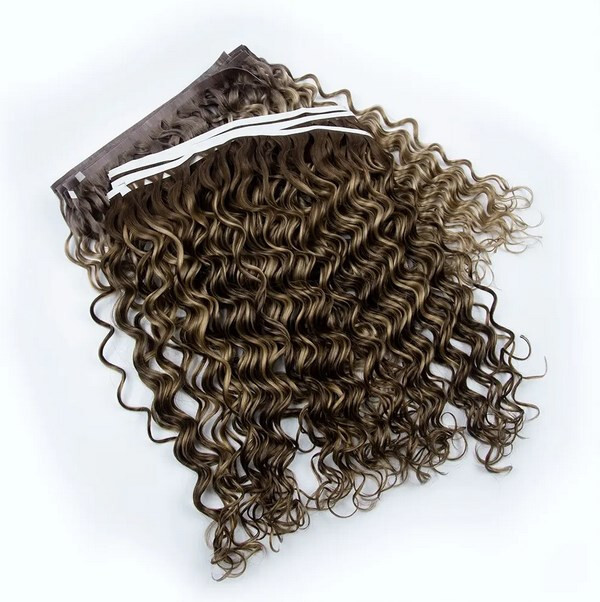 Inject Invisible 100% Full Pu Skin Weft Russian Human Hair Tape Hair Extension