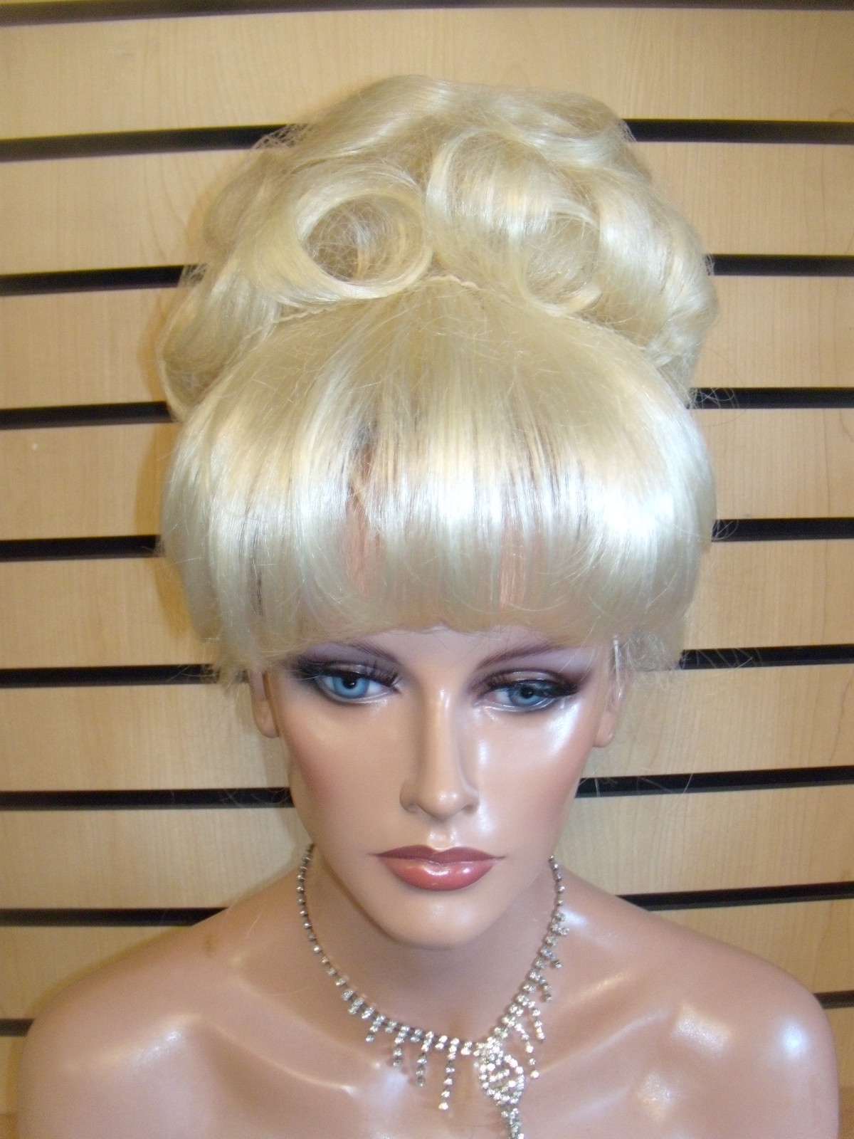 VEGAS GIRL WIGS CINDERELLA STYLE SMOOTH GLOSSY UPDO FRENCH TWIST SOFT CURLS