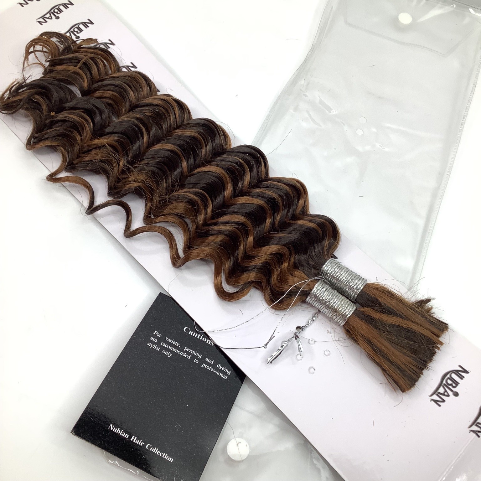 NUBIAN Premium Human Hair Extensions Deep Bulk 14″-16″ P4/30