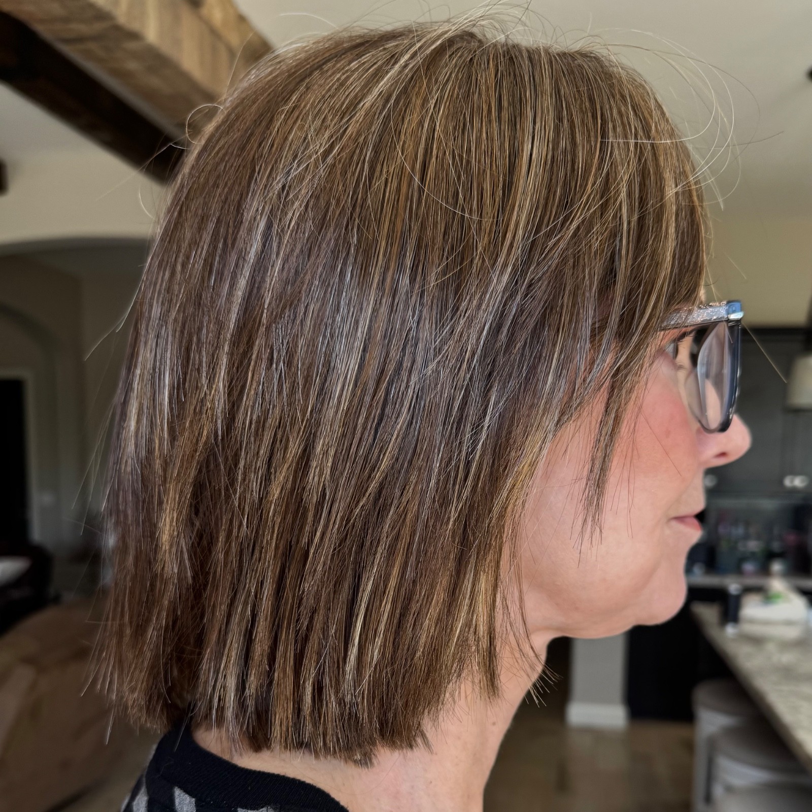 Estetica Ellis Wig Lace Front Mono Caramel Kiss Mono Part Blunt Bob Highlighted