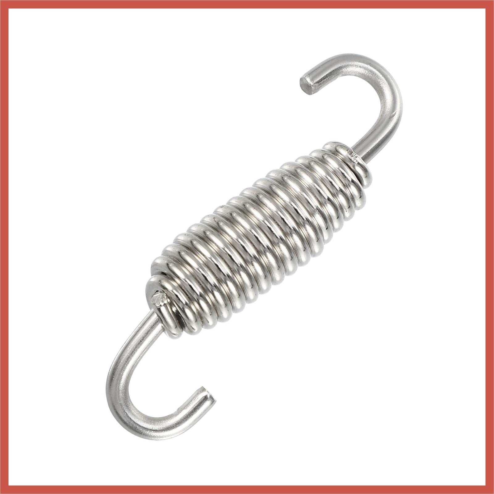 55mm Exhaust Muffler Springs for Motorcycle Universal Silver Tone Replacement