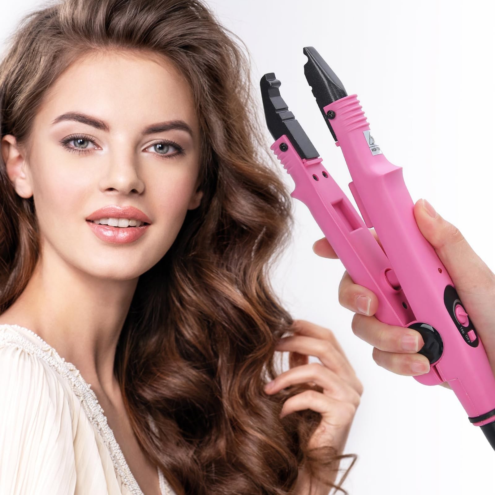 PAWACA Hair Extensions Tools，Professional k Tips Real Human Hair Fusion Hair …