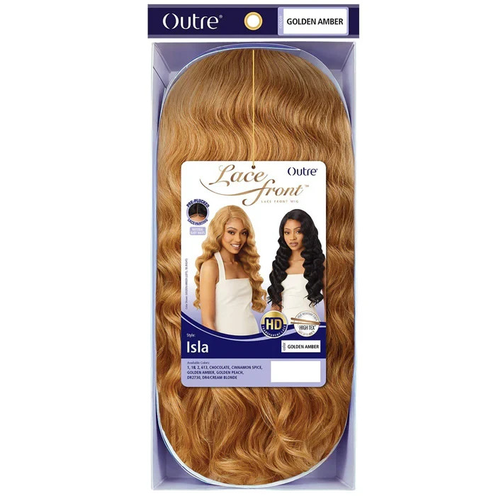 ISLA- Outre Synthetic Pre-Plucked I-Part HD Swiss Lace Front Wig
